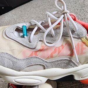 adidas ozweego mens shoes white and orange size 10.5